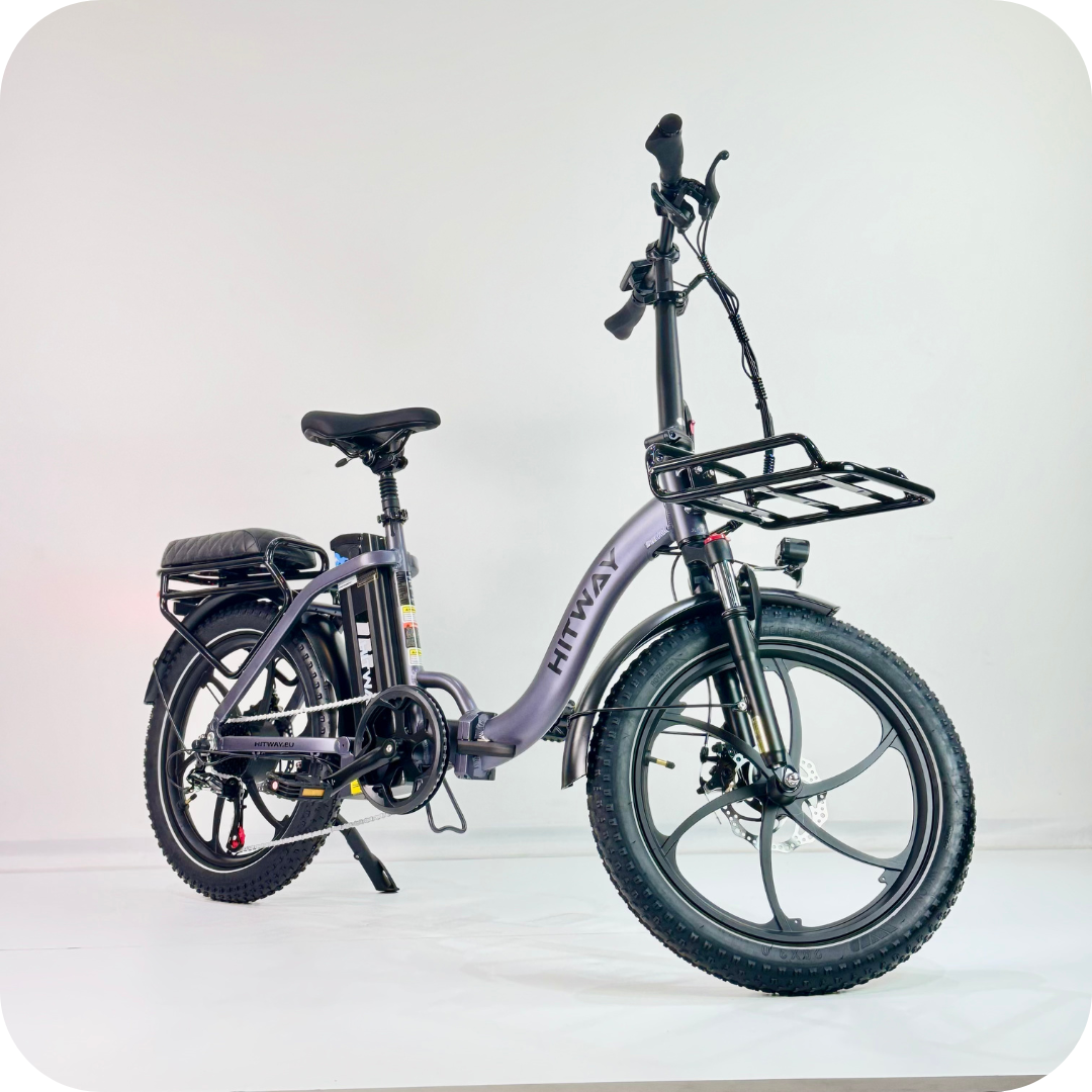 Hitway BK6 Electric Folding Bike – 120 km Range